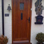 Oiled Boarded Oak Door